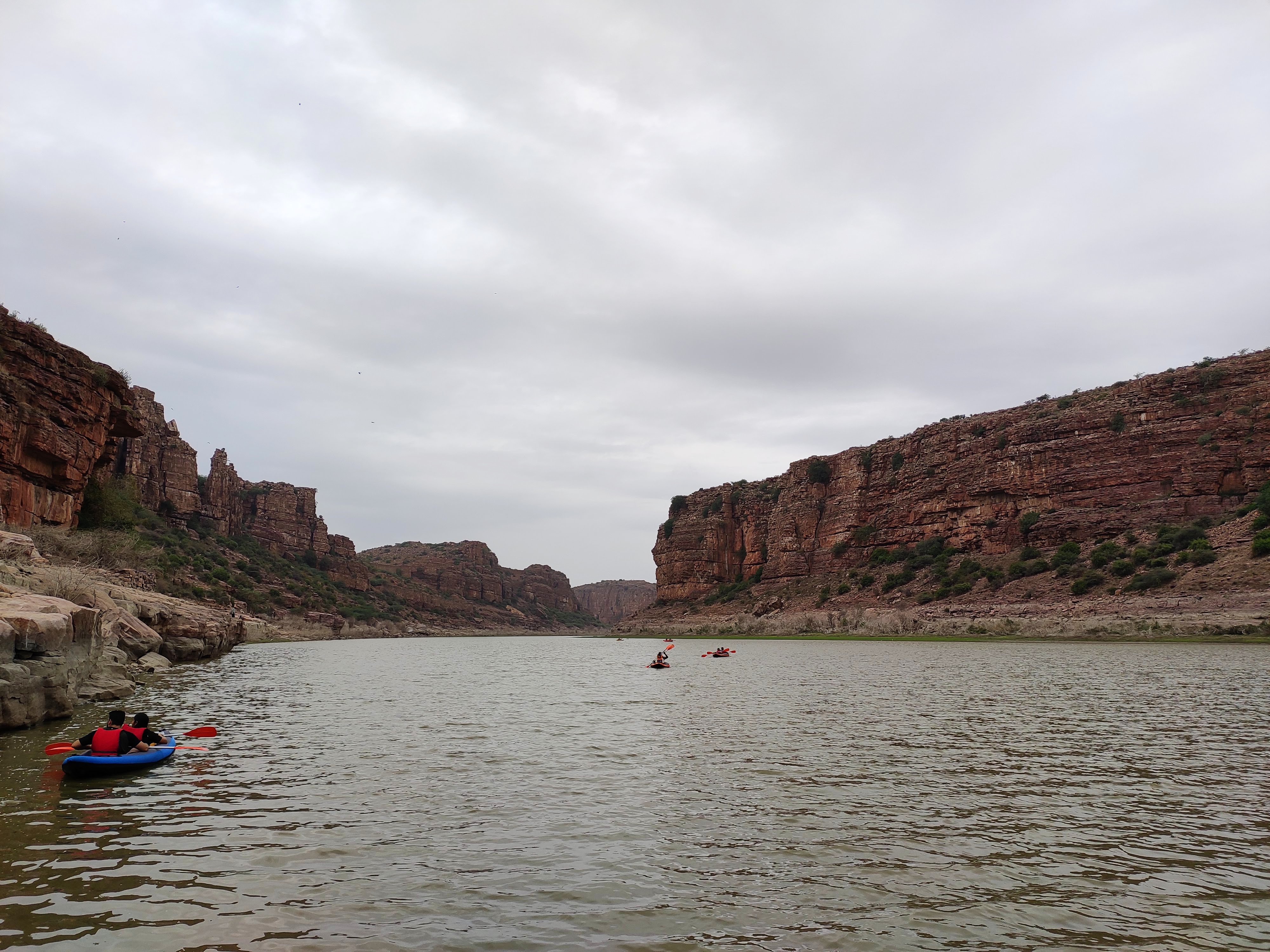 Kayaking at Gandikota - Grand Canyon of India